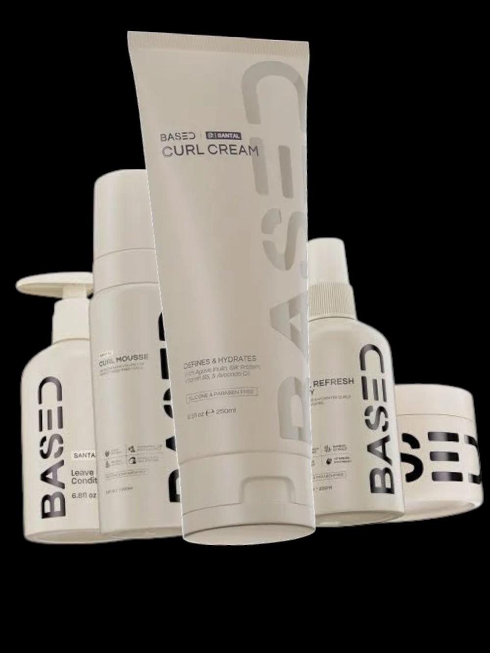 BASED Bodyworks Complete Style & Maintenance Curl Kit Set Brand New